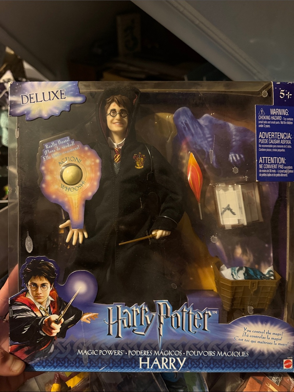 Warner Bros. Harry Potter Action Figure - Black Robe with Red-Gold Crest